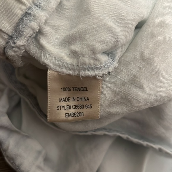 Anthropologie Cloth & Stone Chambray Romper XS - Picture 6 of 7